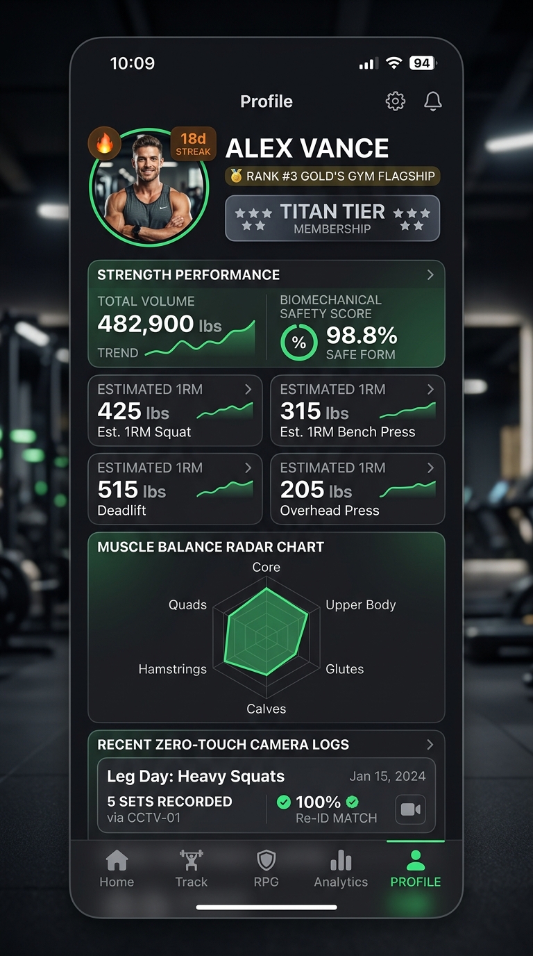 Member Strength Profile Screen